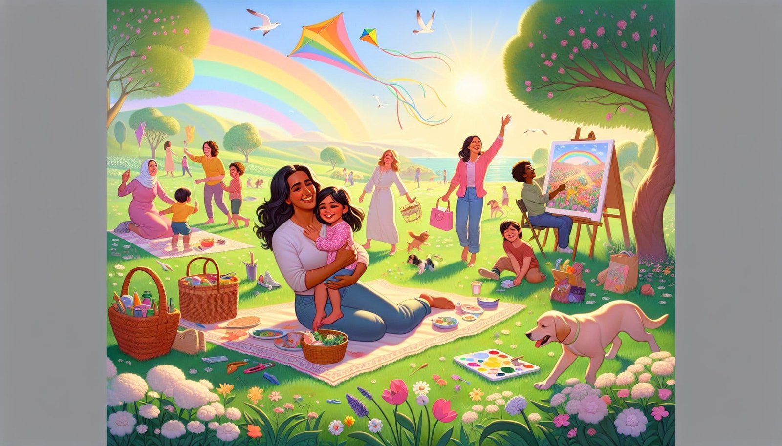 A single mom sitting thoughtfully, pondering dating red flags.