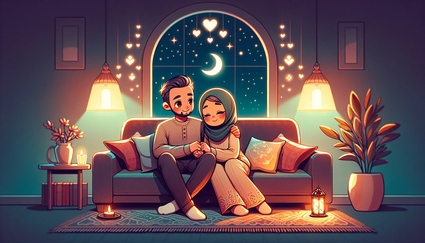 A couple sitting together, illustrating human connection through sex.